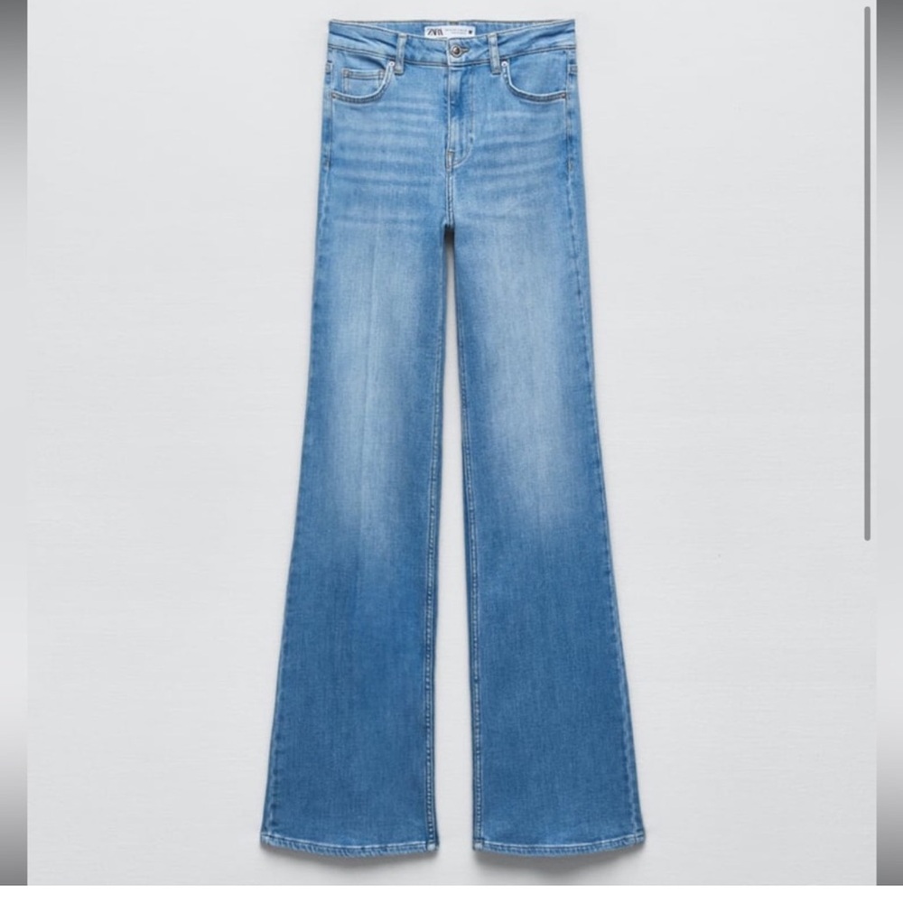 Zara High Waisted Flare Jeans